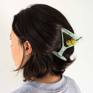 *NEW* PIPER K Martini Glass Hair Claw Clip